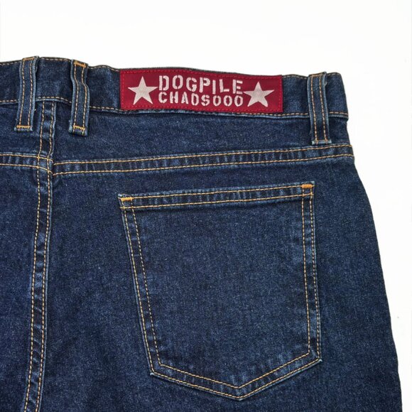 *Rare* Dogpile Chaos000 Indigo Punk Rock Stretch Jeans - New Deadstock - Picture 4 of 6